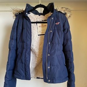 Navy Blue Winter Coat